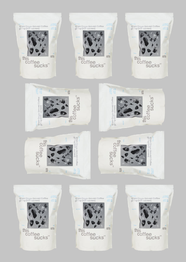 Single Origin Ground Coffee 930g x 10 (9.3kg)